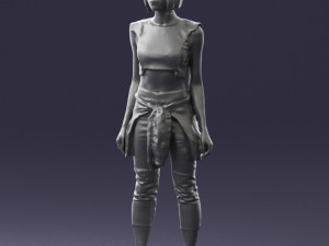 woman in tracksuit 0211 3d print ready 3D Print Model