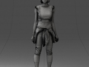 woman in tracksuit 0211 3d print ready 3D Print Model