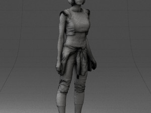 woman in tracksuit 0211 3d print ready 3D Print Model