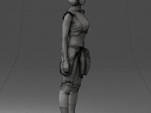 woman in tracksuit 0211 3d print ready 3D Print Model