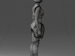 woman in tracksuit 0211 3d print ready 3D Print Model
