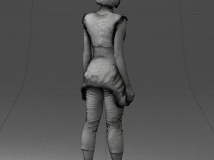 woman in tracksuit 0211 3d print ready 3D Print Model