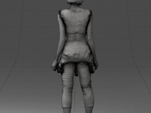 woman in tracksuit 0211 3d print ready 3D Print Model