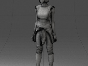 woman in tracksuit 0211 3d print ready 3D Print Model