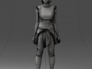 woman in tracksuit 0211 3d print ready 3D Print Model