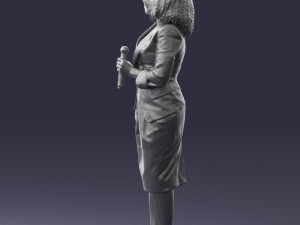 woman in white dress 0217 3d print ready 3D Print Model