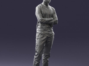 man in pose 0156 3D Model