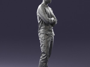 man in pose 0156 3D Model