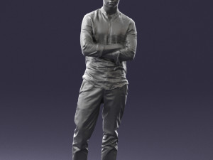 man in pose 0156 3D Model