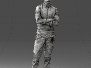 man in pose 0156 3D Model