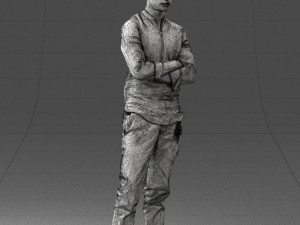 man in pose 0156 3D Model