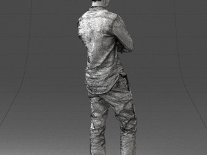 man in pose 0156 3D Model