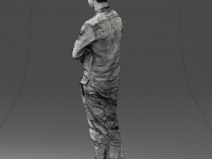 man in pose 0156 3D Model