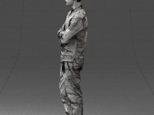 man in pose 0156 3D Model