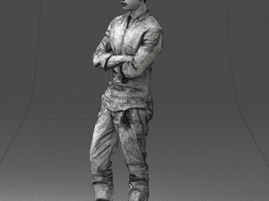 man in pose 0156 3D Model