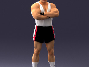 man in shorts 0168 3D Модель