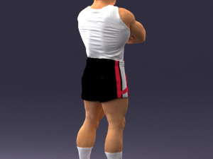 man in shorts 0168 3D Модель