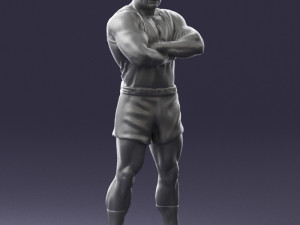 man in shorts 0168 3D Модель