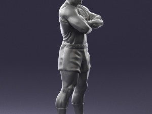 man in shorts 0168 3D Модель