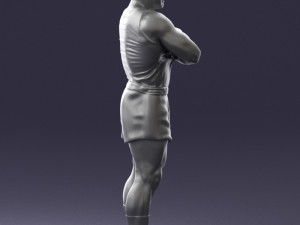 man in shorts 0168 3D Модель
