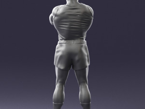 man in shorts 0168 3D Модель