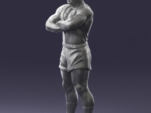 man in shorts 0168 3D Модель