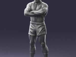 man in shorts 0168 3D Модель