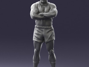 man in shorts 0168 3D Модель