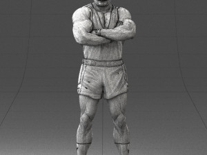 man in shorts 0168 3D Модель