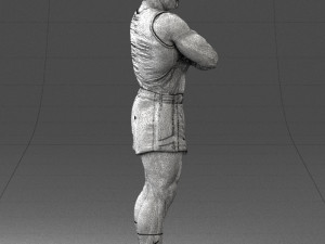 man in shorts 0168 3D Модель