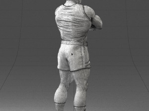 man in shorts 0168 3D Модель