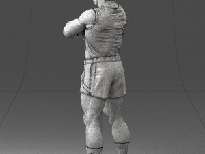 man in shorts 0168 3D Модель