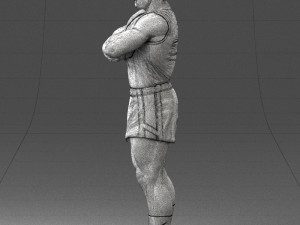 man in shorts 0168 3D Модель