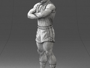 man in shorts 0168 3D Модель