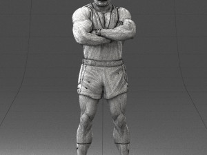 man in shorts 0168 3D Модель