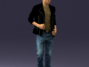 man in pose 0170 3D मॉडल