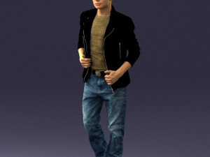 man in pose 0170 3D मॉडल