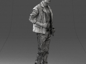 man in pose 0170 3D मॉडल