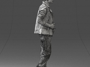 man in pose 0170 3D मॉडल