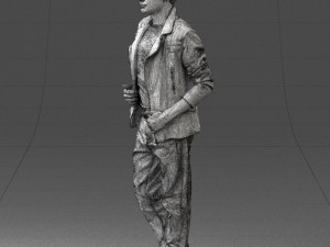 man in pose 0170 3D मॉडल