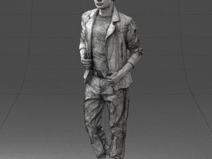 man in pose 0170 3D मॉडल
