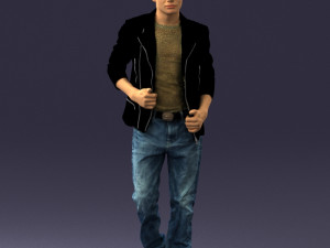 man in pose 0170 3d print ready Modello di stampa 3D