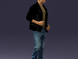 man in pose 0170 3d print ready Modello di stampa 3D