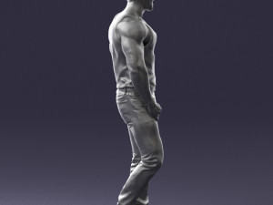 man in t-shirt 0174 Modèle 3D