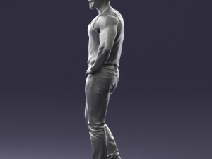 man in t-shirt 0174 Modèle 3D