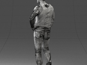 man in t-shirt 0174 Modèle 3D