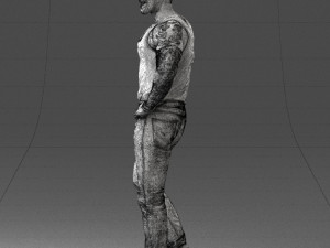 man in t-shirt 0174 Modèle 3D