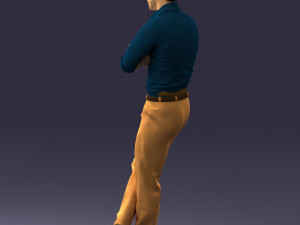 man in pose 0175 3D Модель