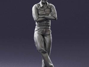 man in pose 0175 3D Модель