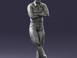 man in pose 0175 3D Модель